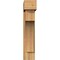Ekena Millwork Westlake Block Rough Sawn Bracket w/ Offset Brace, Western Red Cedar, 8"W x 28"D x 40"H BKT0806X28X40WTL05RWR - alternate 4